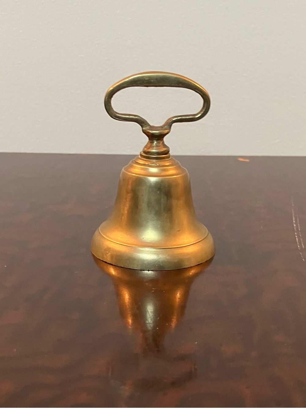 VTG Brass Bell 3.5” Decorative Ringer Table Call Decor Christmas Primitive